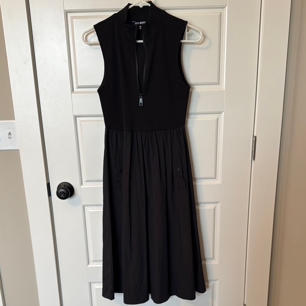 Steve Madden Black Sleeveless Dress